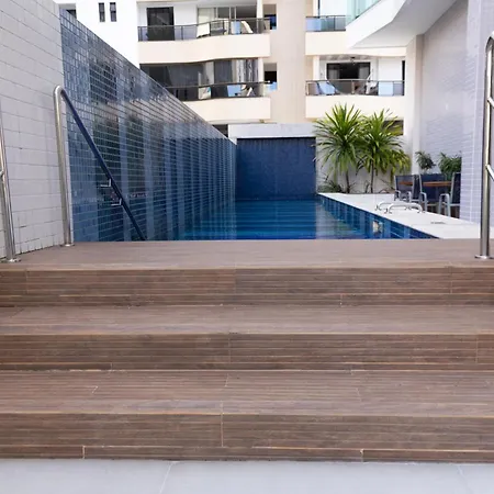Apto No Cond Infinity 600 Lindo Vista Mar Confortavel Novo, Andar Alto Meirelles Apartamento