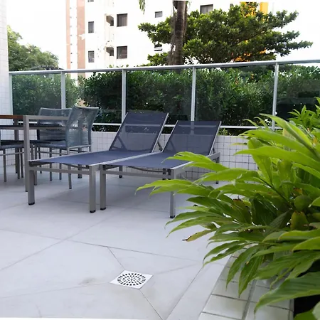 Apartamento Apto No Cond Infinity 600 Lindo Vista Mar Confortavel Novo, Andar Alto Meirelles